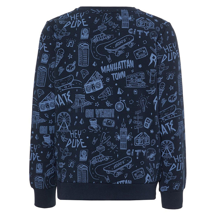 Толстовка для мальчика Темно-синий L